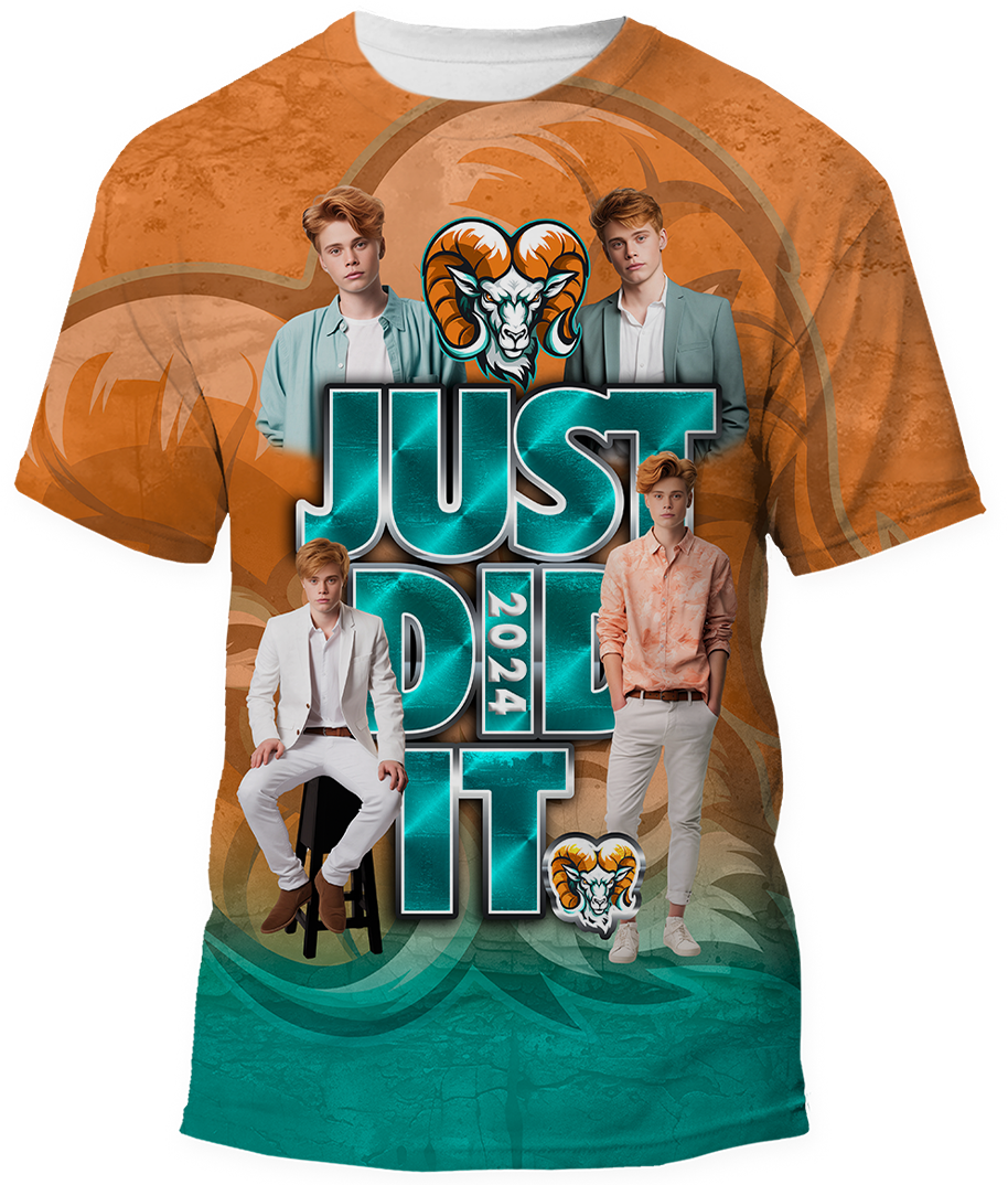 Just Did It All Over Print T-Shirt