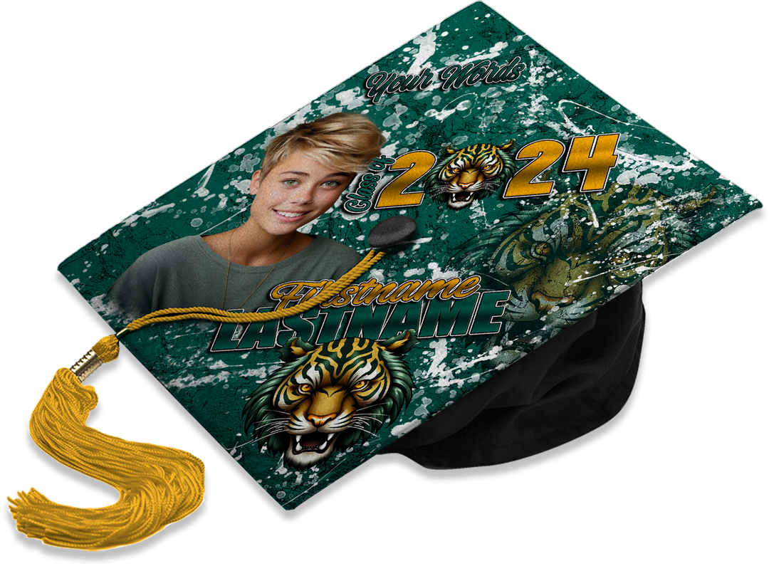 Grad Paint Splash Cap Topper Style 1