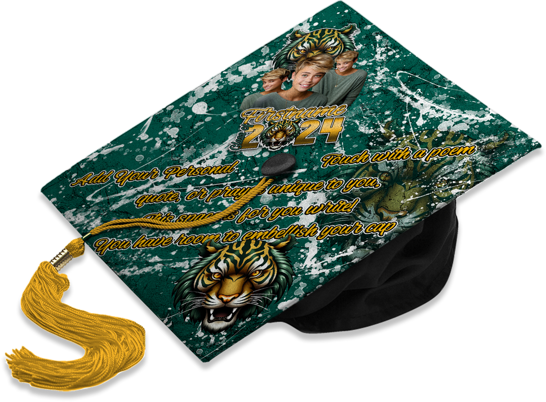 Grad Paint Splash Cap Topper Style 2