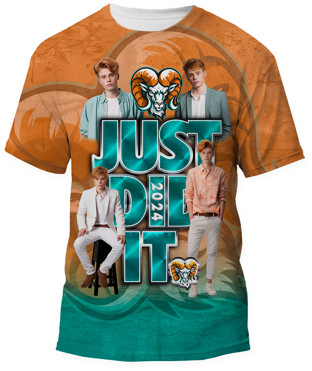 Just Did It All Over Print T-Shirt