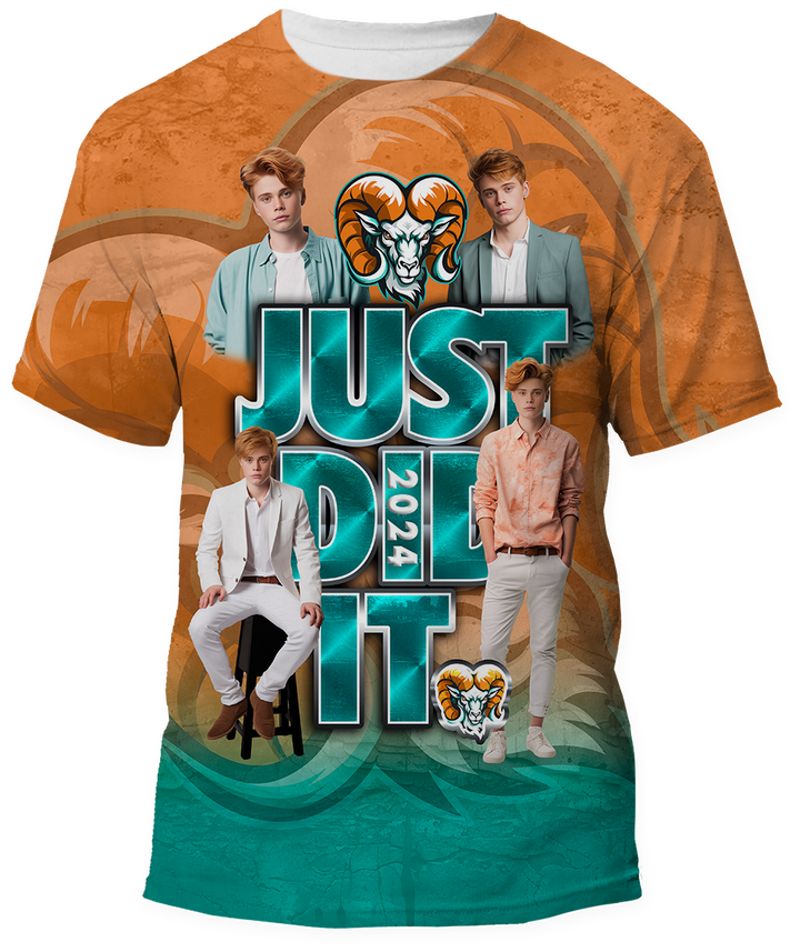 Just Did It All Over Print T-Shirt