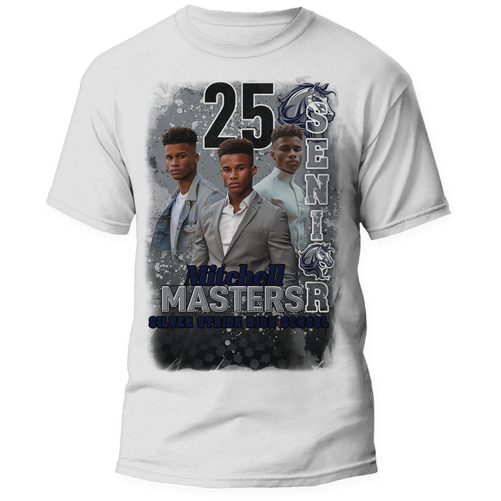 Senior Life 2025 Center Print T-Shirt Front
